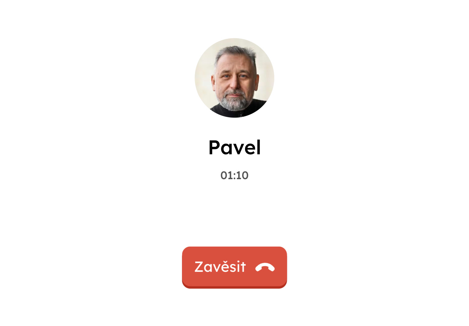 Probíhající hovor
