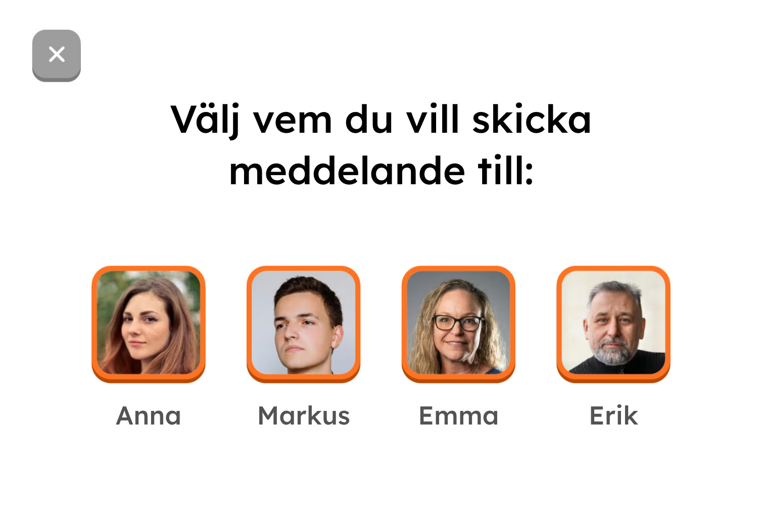 Val av kontakt