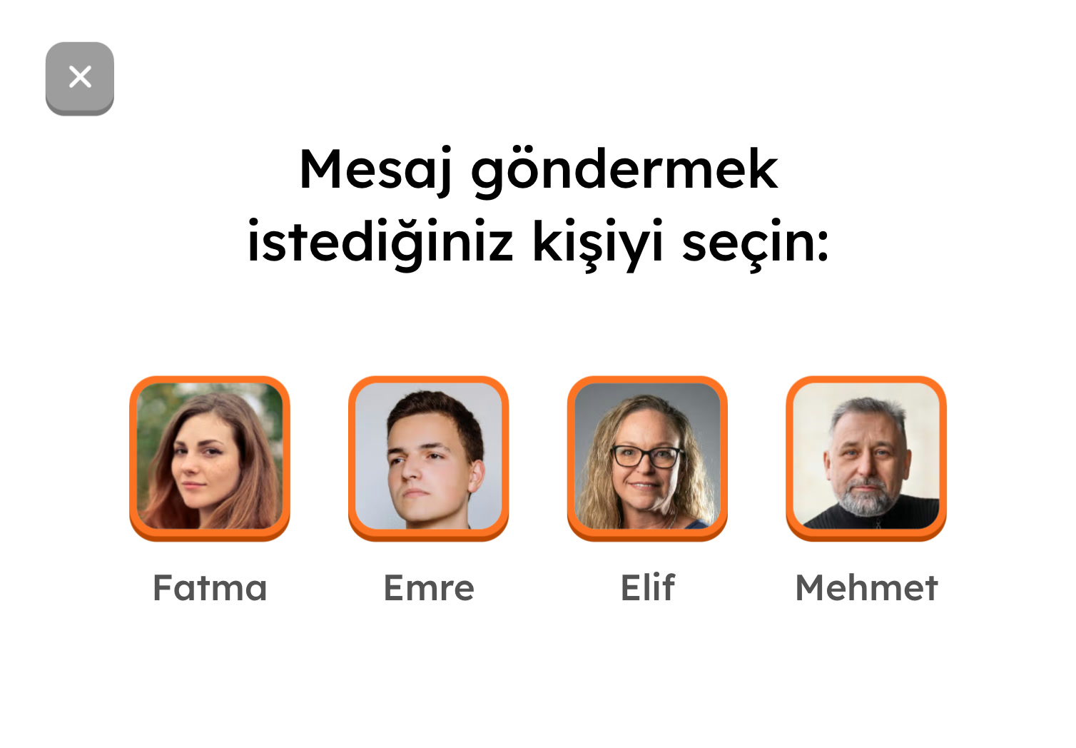 Kişi seçimi