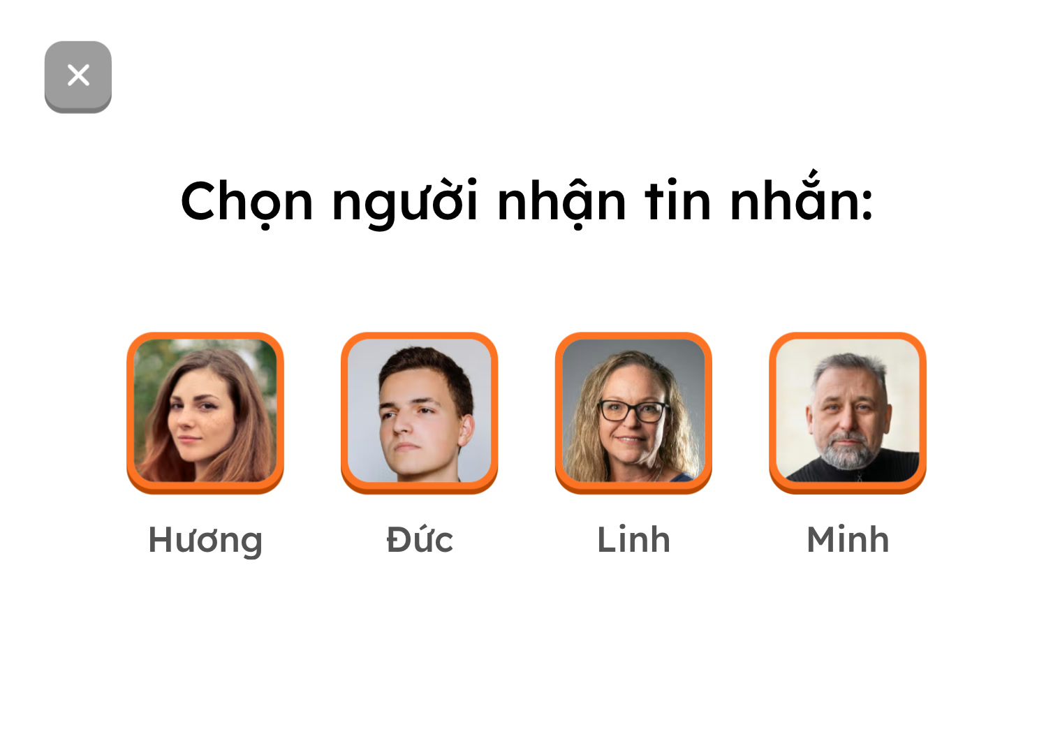 Chọn liên hệ