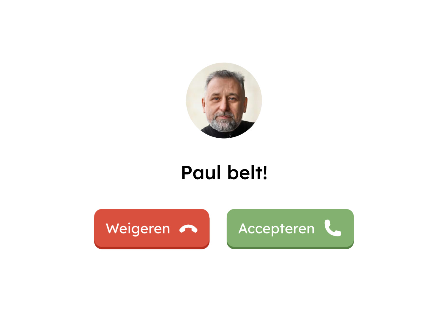 Inkomend gesprek