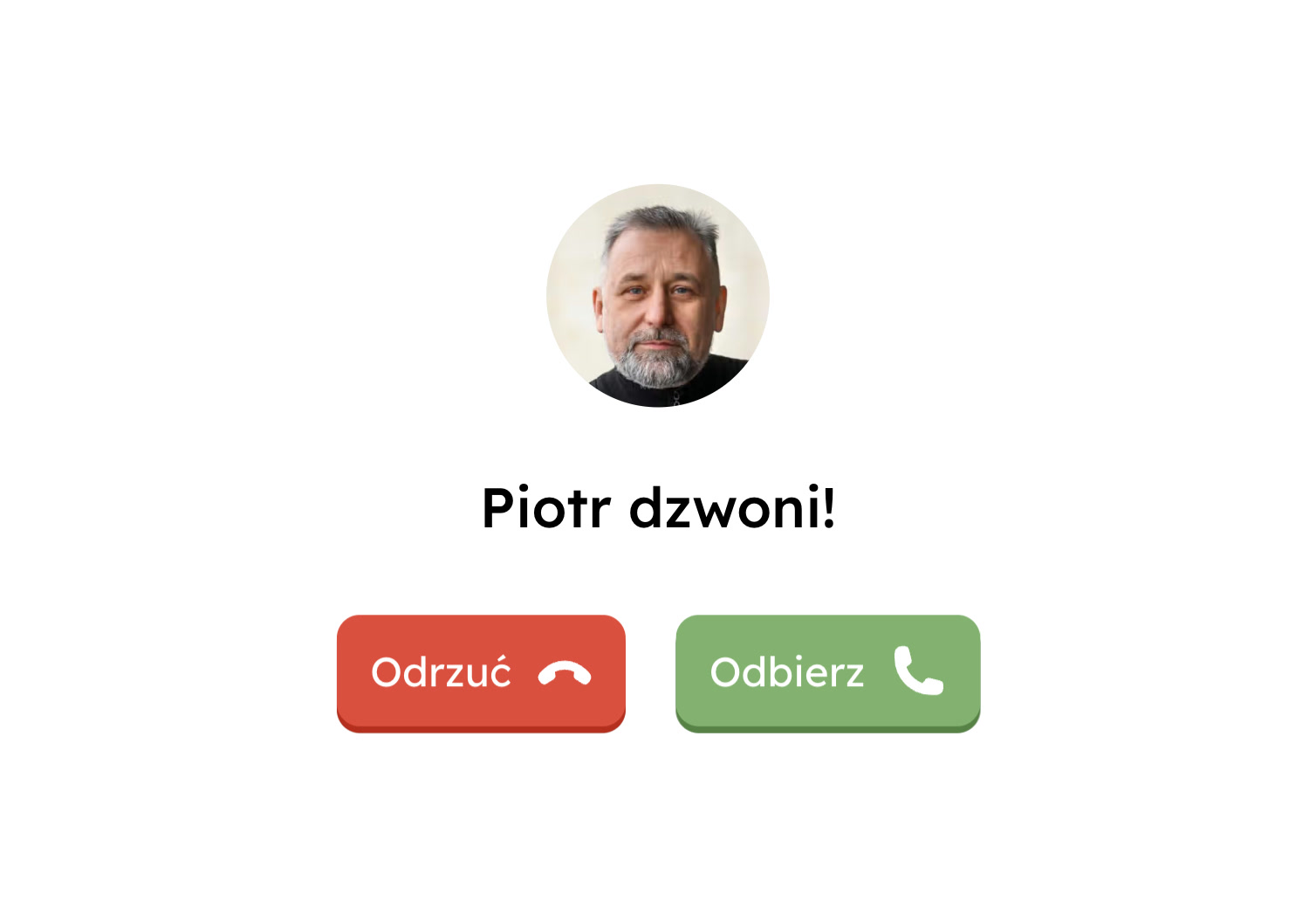 Połączenie przychodzące