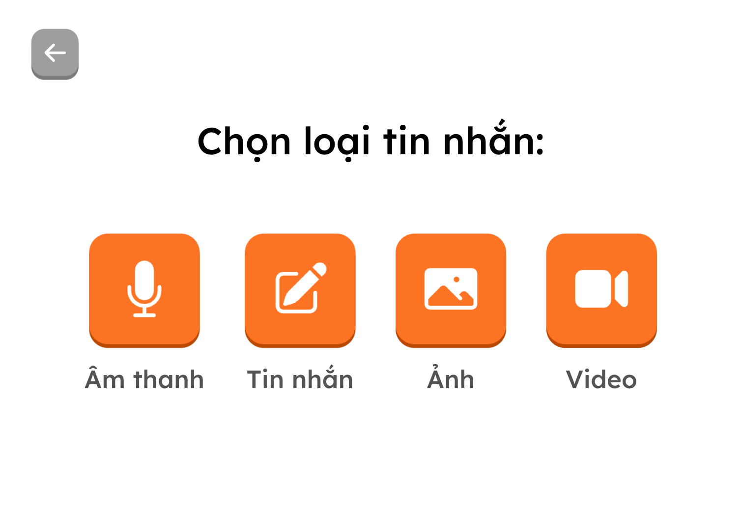 Chọn loại tin nhắn