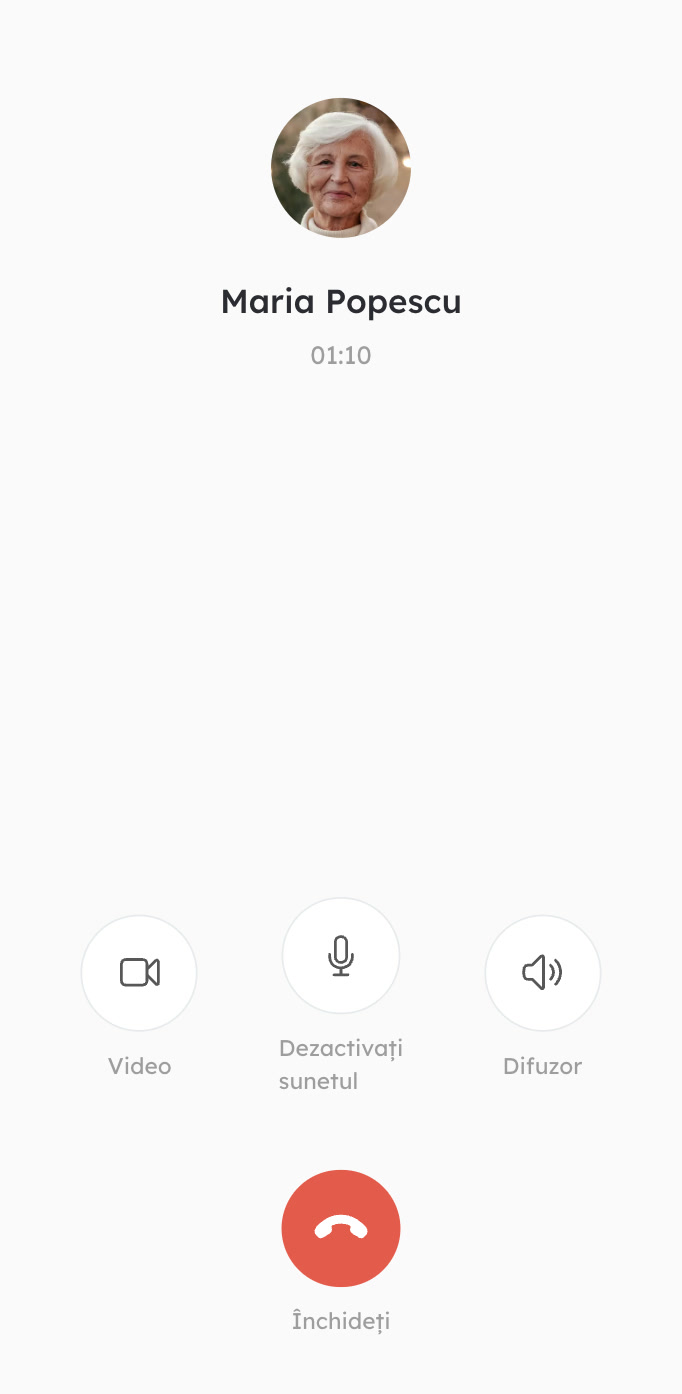 Fă apeluri audio/video
