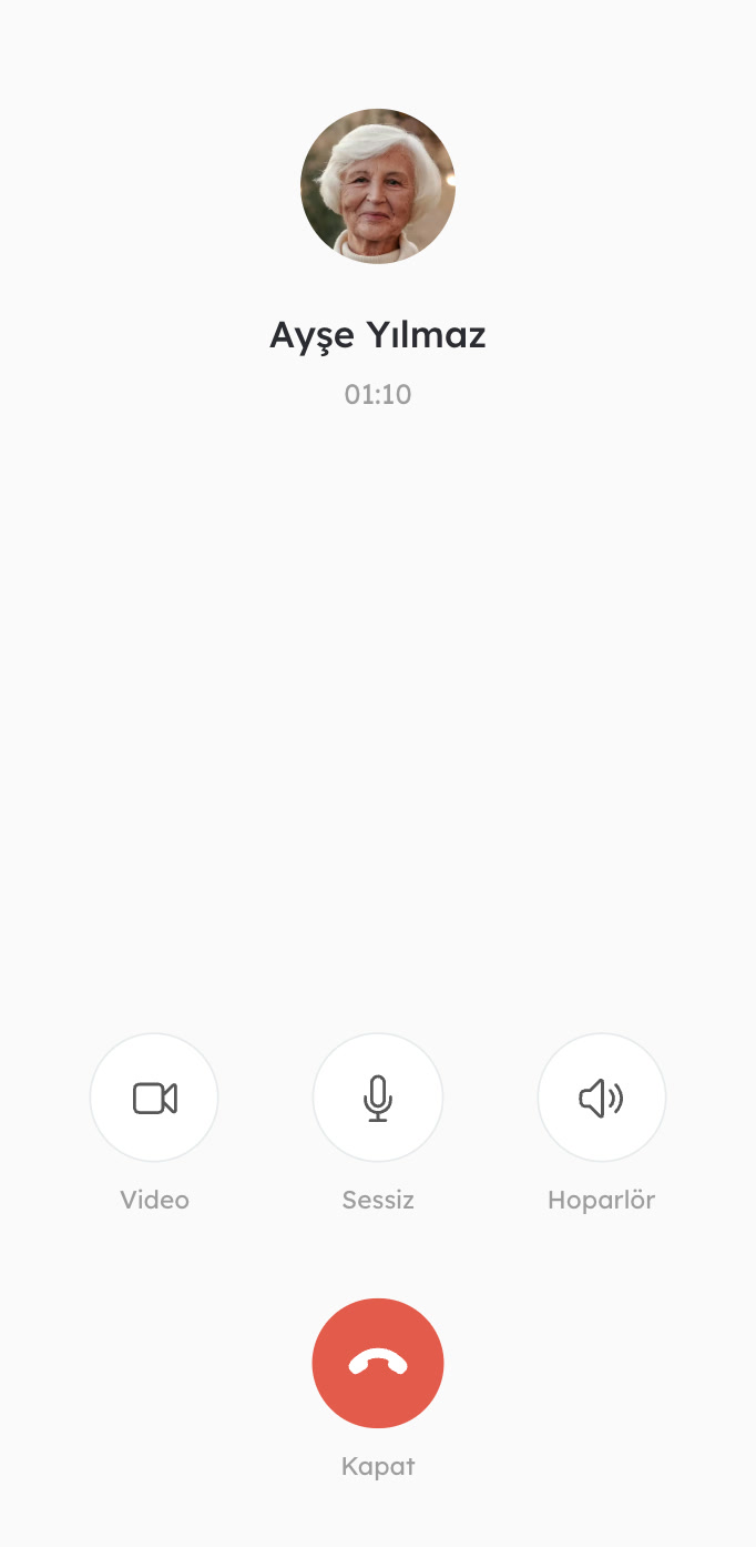 Sesli/görüntülü arama yapın