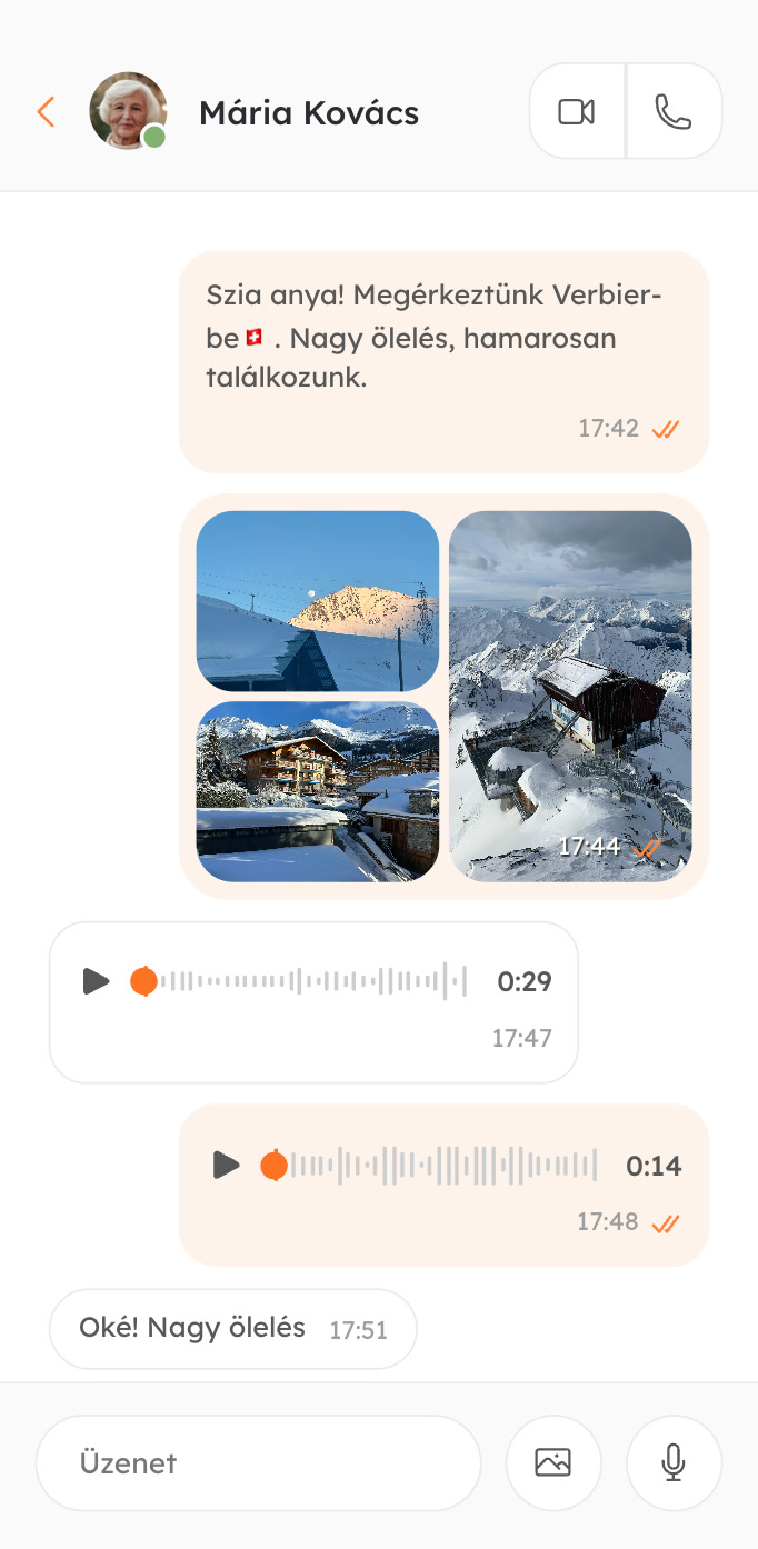 Üzenetek küldése