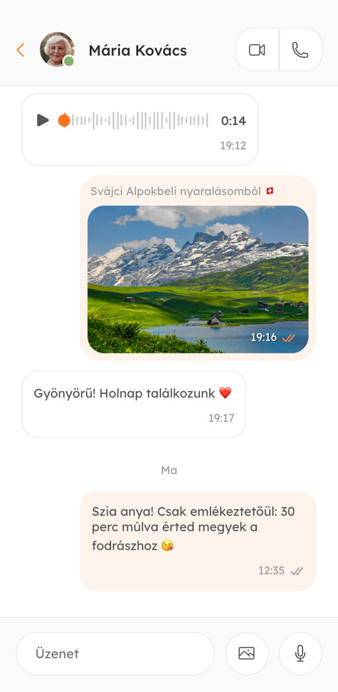 Üzenetek küldése