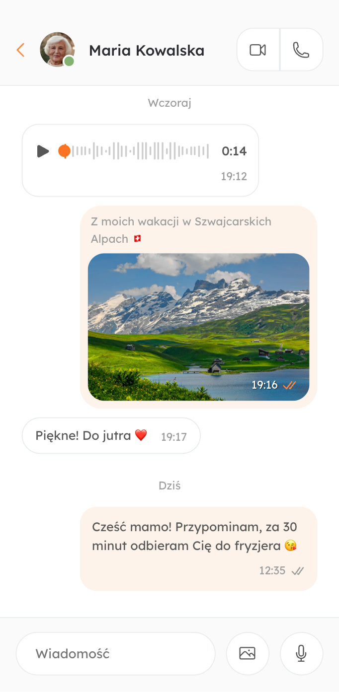 Wysyłaj wiadomości