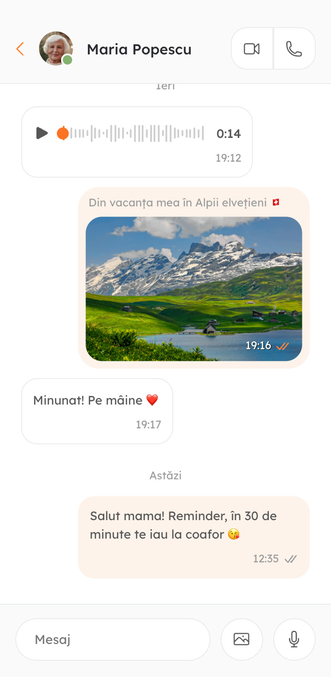 Trimite mesaje