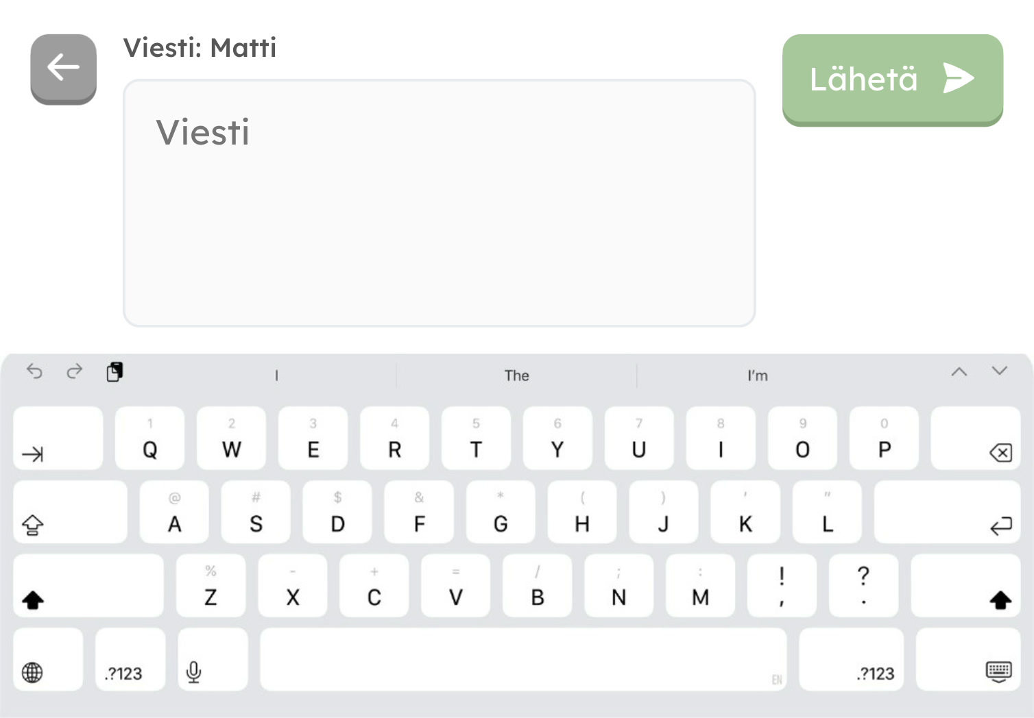 Lähetetään tekstiviestiä