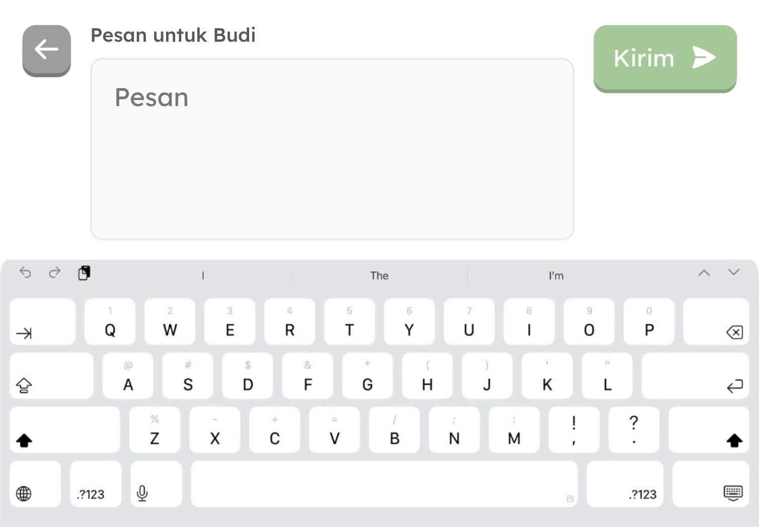 Mengirim pesan teks