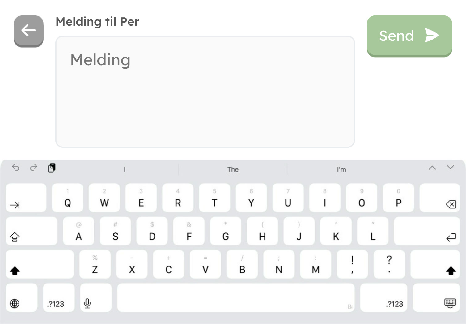 Sender tekstmelding