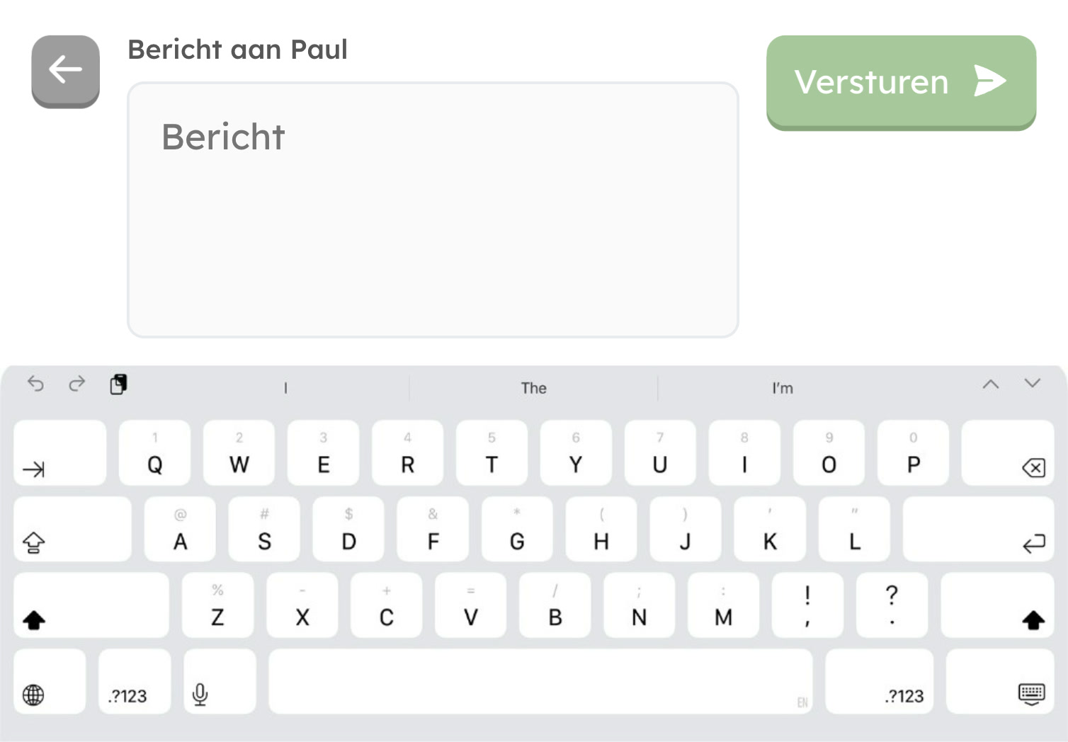 Tekstbericht versturen