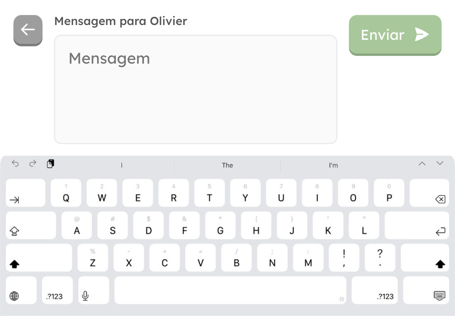 Envio de mensagem de texto
